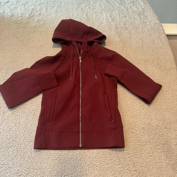 Lululemon Tech Lux Jacket Garnet Maroon Women’s Size 8 - Picture 1 of 14